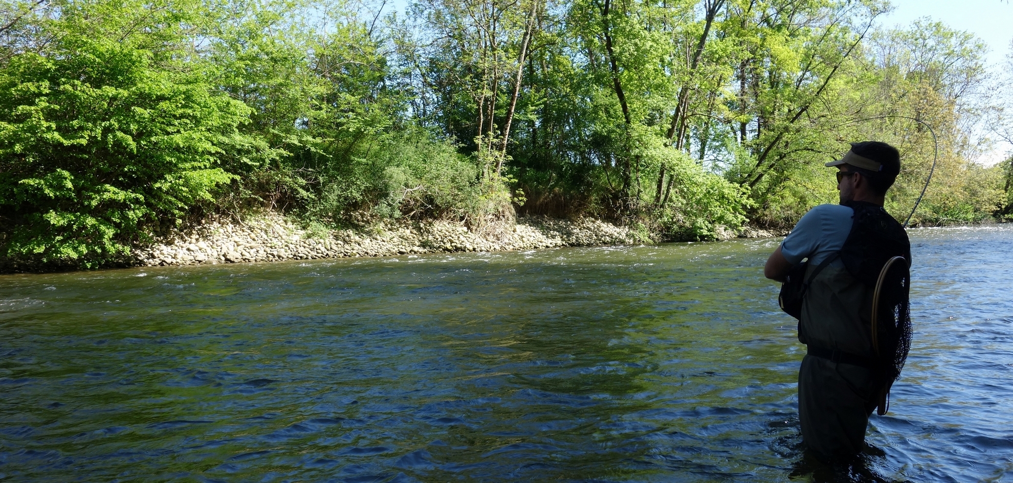 Pêche en nymphe au toc - Guide de pêche truite Aude - Ariège - Pyrénées
